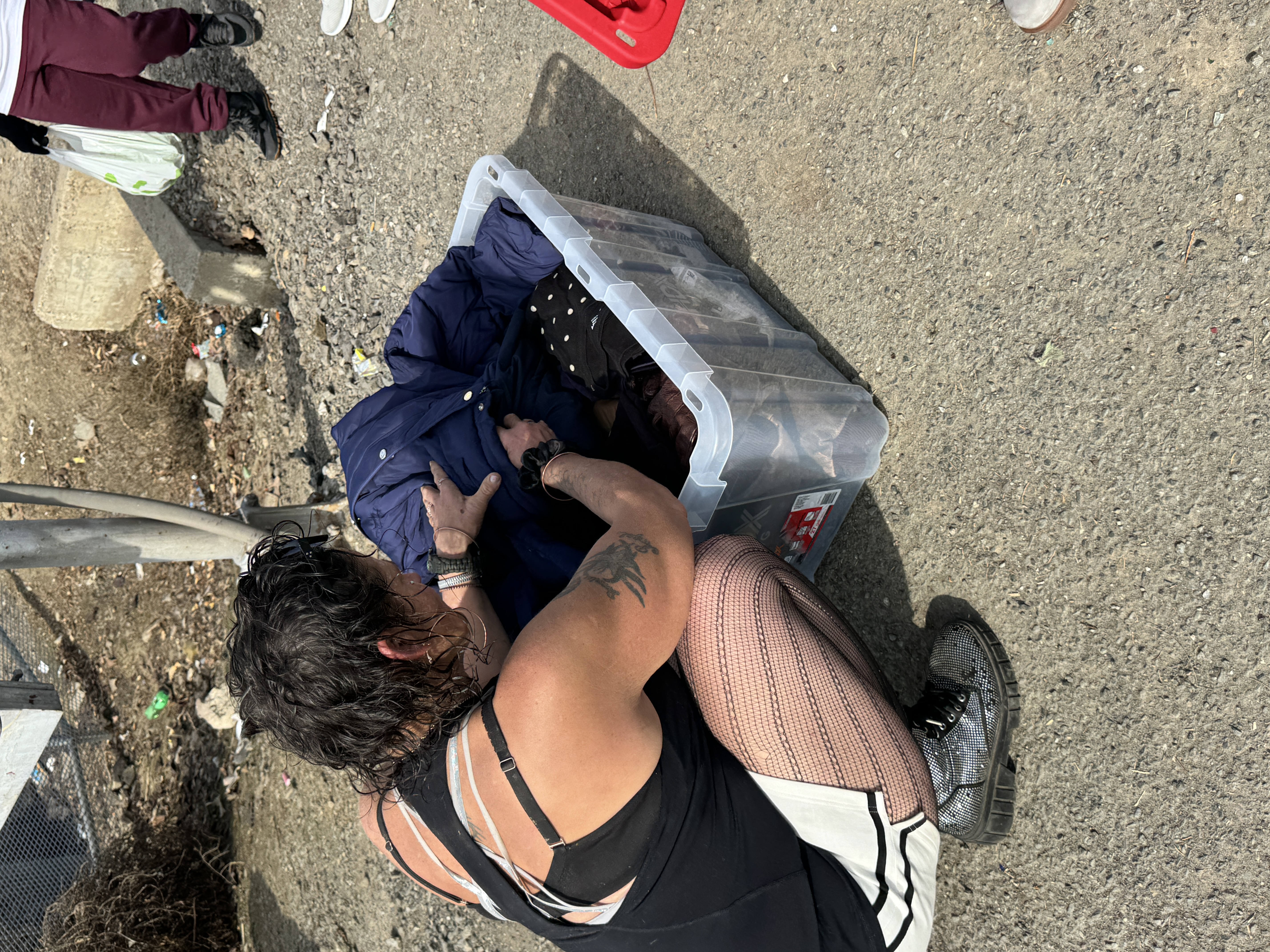Monthly outreach — serving with love